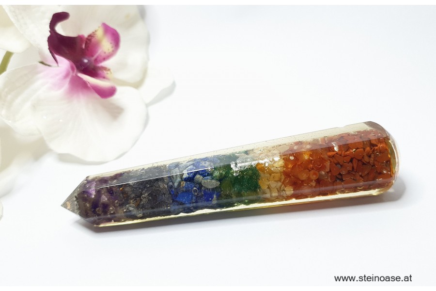 Orgonit Massage-Stab: Chakra & Kupferspirale